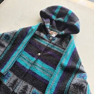 Vintage Bear Ridge Outfitters Hooded Poncho